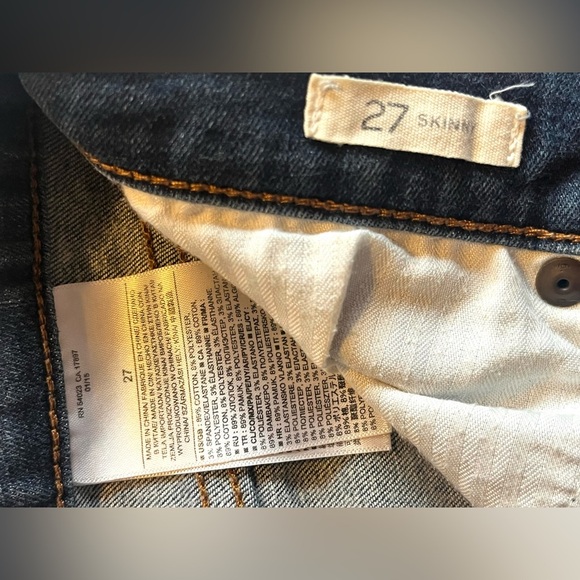 Banana Republic Premium Denim Skinny Ankle Women's Blue Jeans Size 27 - Picture 9 of 13